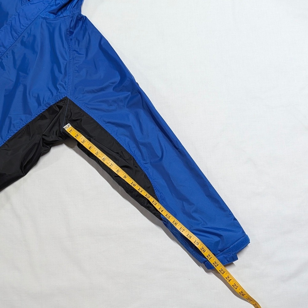 Stearns DryWear Rain Jacket Mens 2XL Blue Black Hooded Windbreaker 8732 Ripstop - Picture 7 of 16